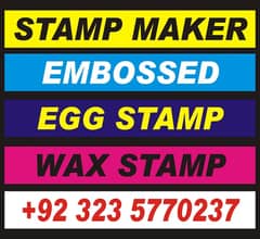 Rubber stamp maker,Embossed stamp maker,Egg stamp maker,Burgur stamp 0