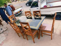 Daining Table 6 Seater orignal shesham wood 0