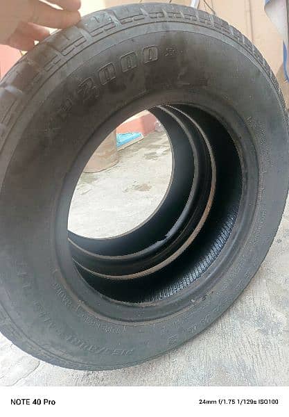 13 Inches Tyres Pair Available in Good Condition 1