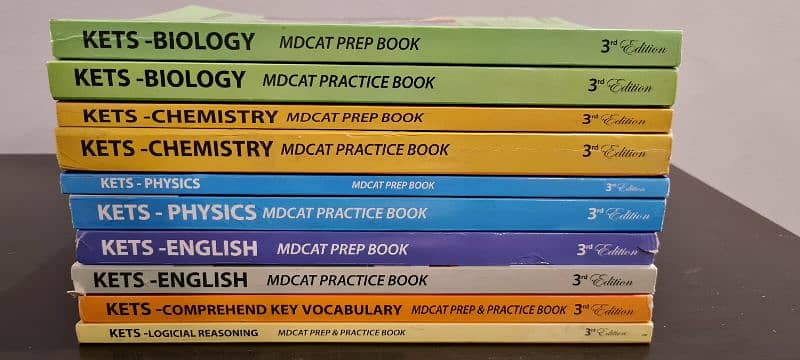 KIPS MDCAT  latest edition coursebooks and workbooks - set of 10 0