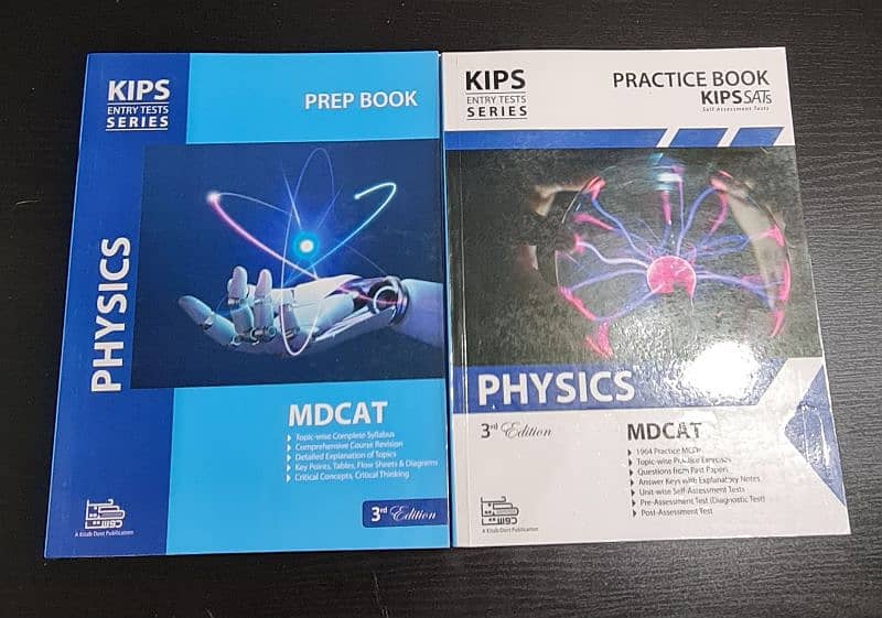 KIPS MDCAT  latest edition coursebooks and workbooks - set of 10 3