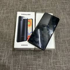 Samsung A04 with box and charger + 5 month warranty