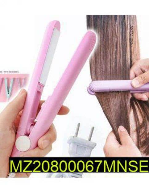 mini portable hair straightener 1