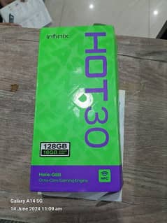 Infinix hot 30.8+8GB Ram , 128GB Storage , with box