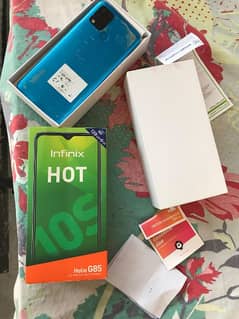 Infinix Hot 10S 6/128Gb complete Box lush