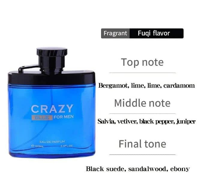 Crazy Blue For Men long Lasting Perfume 3