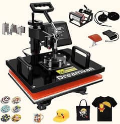 Tshirt printing machine,5 in 1 machine,Flash stamp machine,Stamp maker