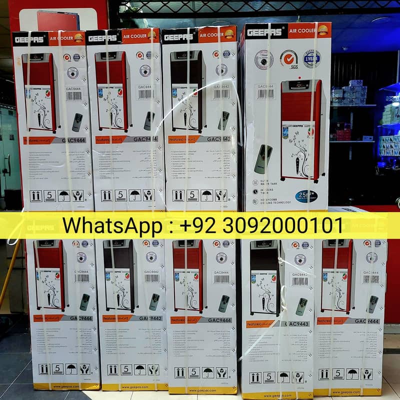 Geepas Dubai Chiller Cooler 2024 fresh Stock All varity Available 0