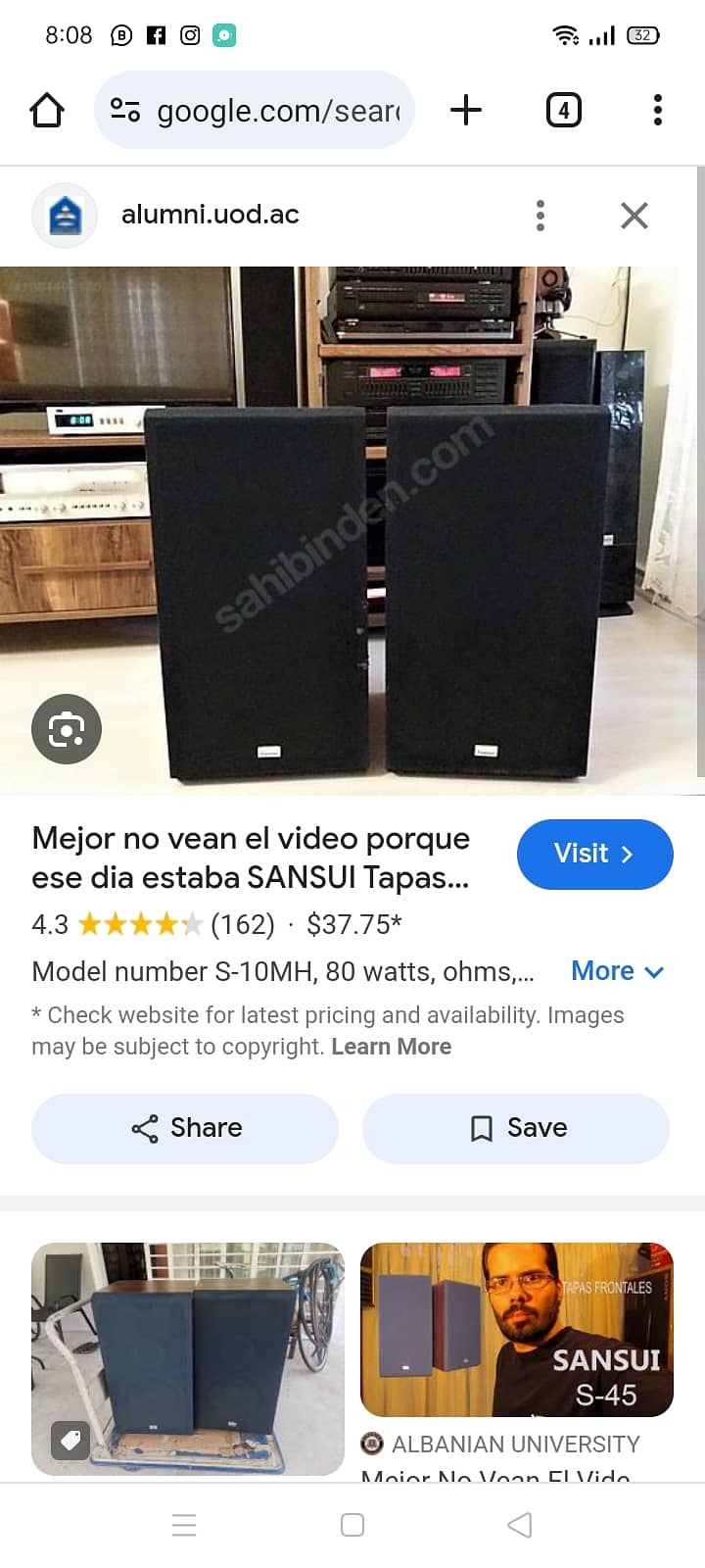 Sansui speaker 0