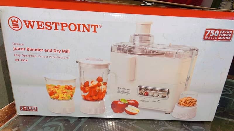 Juicer and blender with jug and other accessories 1