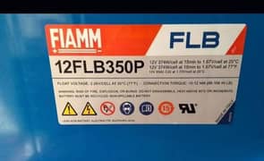 Batteries 12v-100Ah "FIAMM"made in Italy