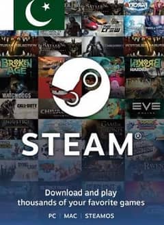 steam funds for sale in pkr