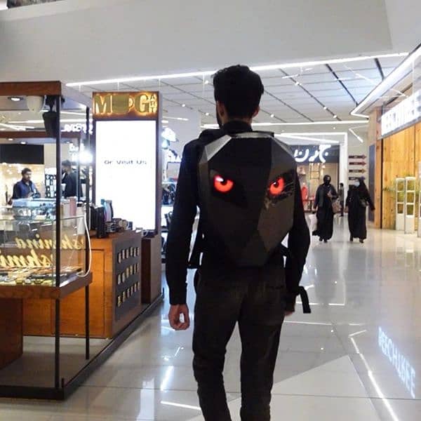 LED Bag Backpack, Eyes Bag, LED Rider Backpack 1