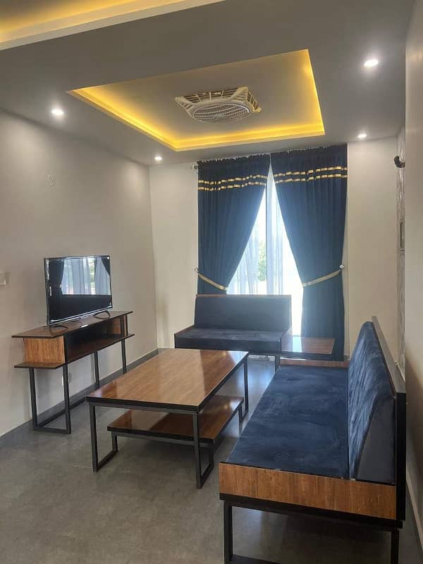 One Bed Apartment Fully Furnished For Rent At Very Ideal Location In Bahria Town Lahore 1