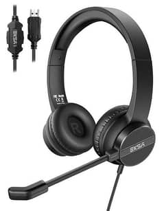 EKSA H12E  Gaming and call center Headphones with Noise Cancellingvs