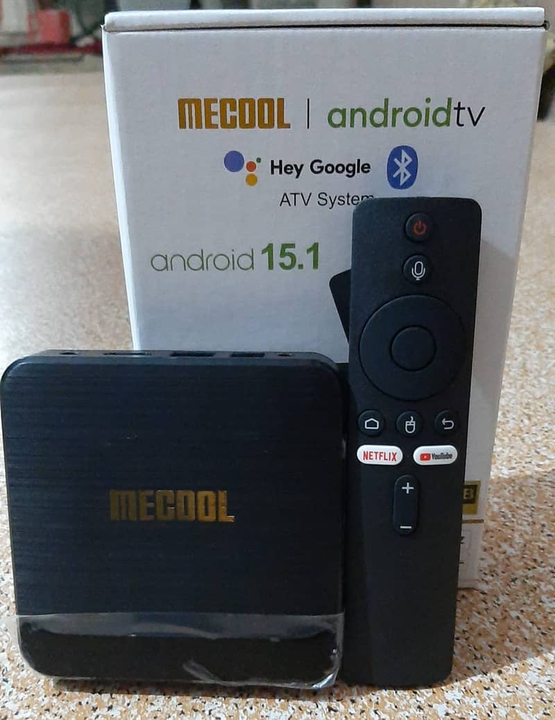 MeCool Android tv box With Voice Google & Bluetooth built-in 3