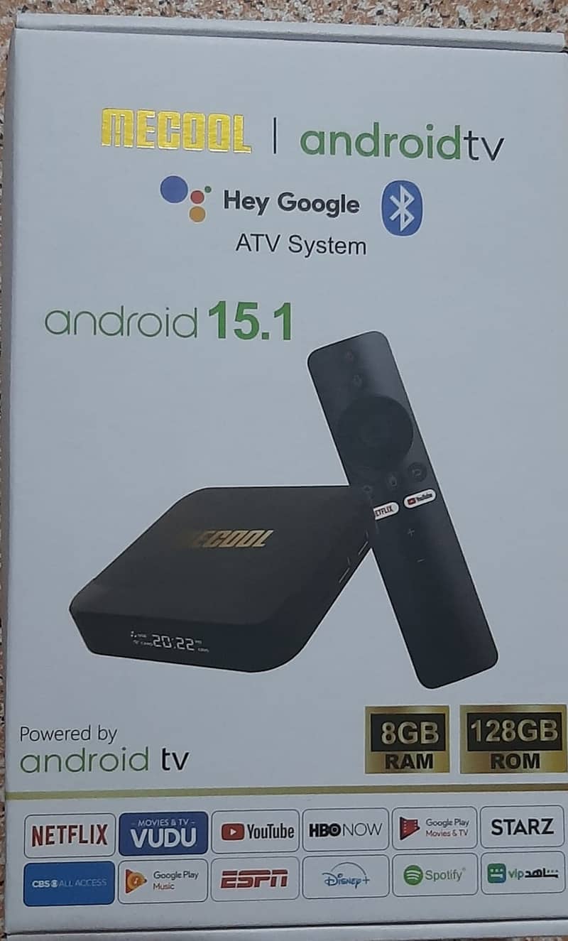 MeCool Android tv box With Voice Google & Bluetooth built-in 4