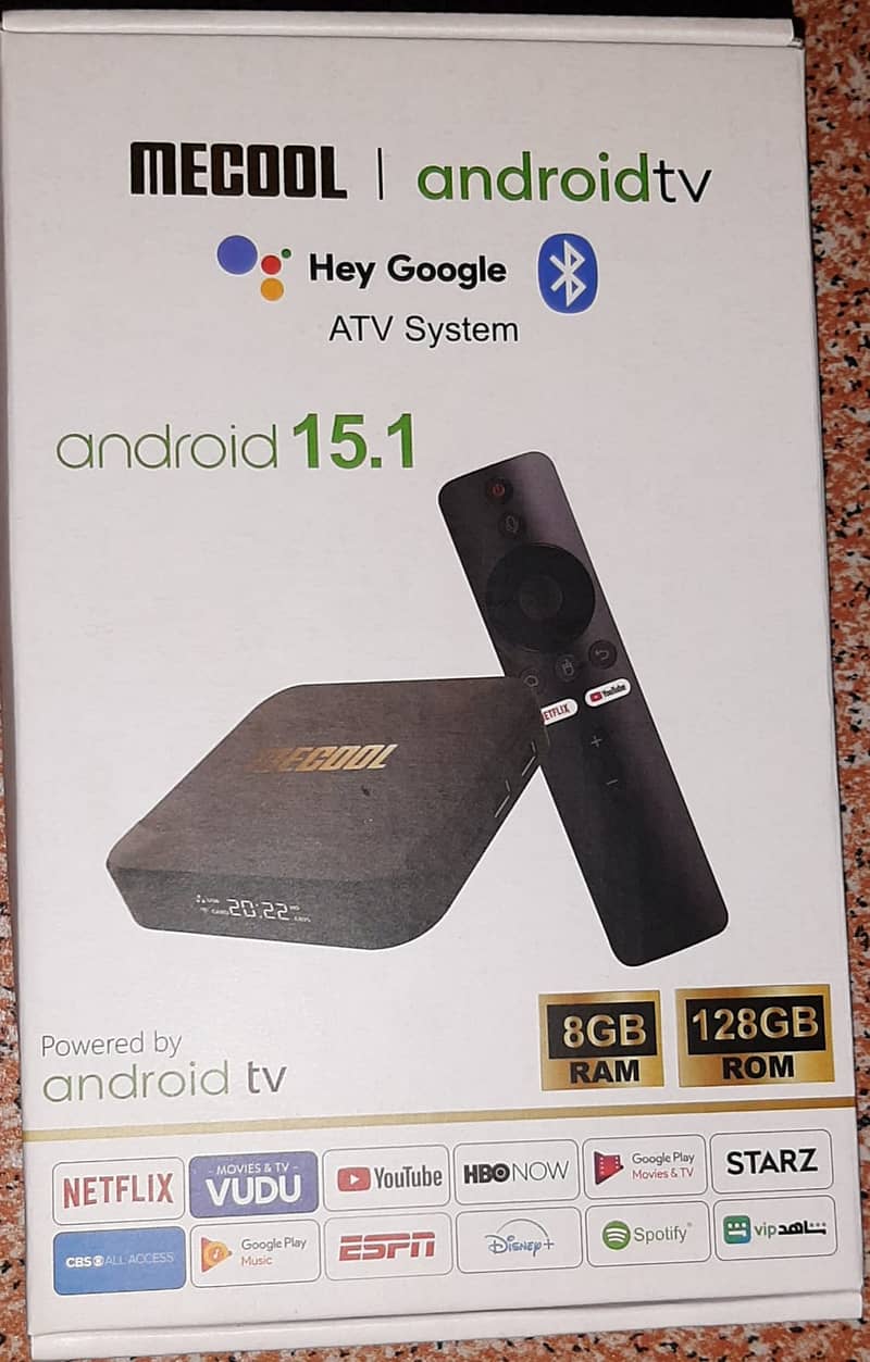 MeCool Android tv box With Voice Google & Bluetooth built-in 11