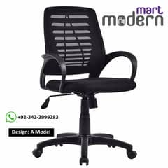 low back revolving office chair office furniture karachi 0