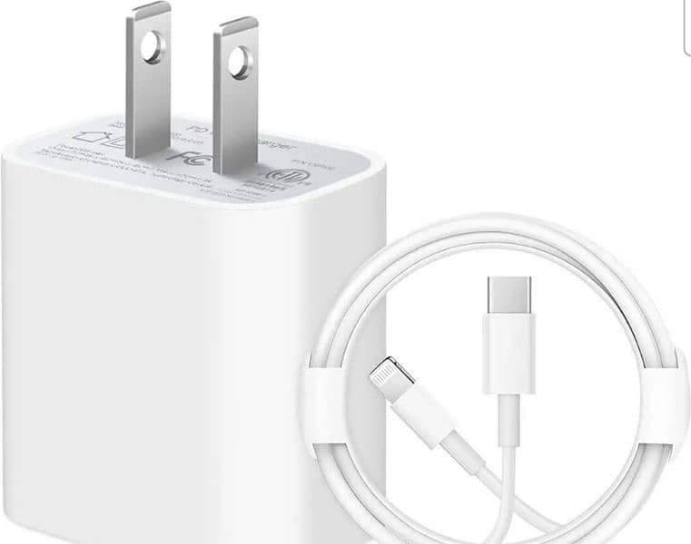 Iphone 20w Fast Adapter and Cable 1