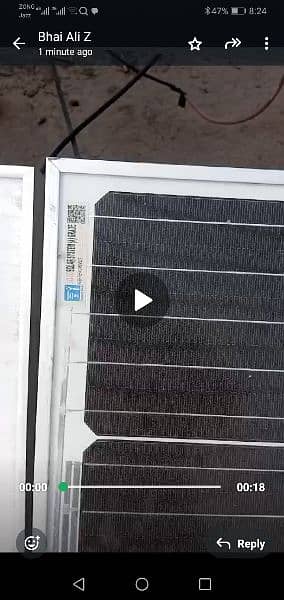 Jesco 3 solar plats 165 watt only six month used for sale. 4