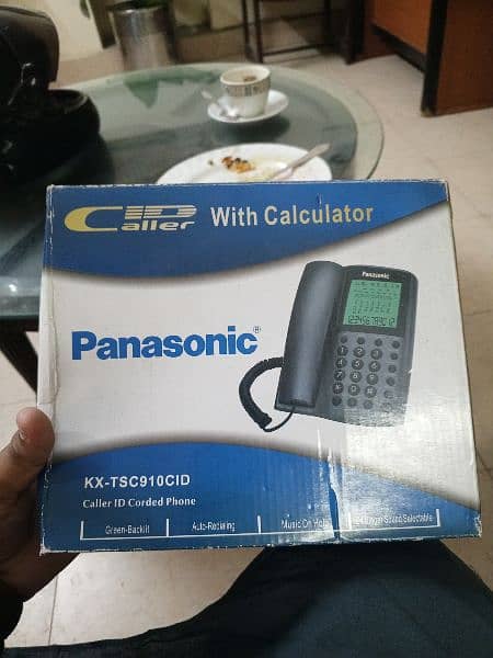 Panasonic caller id recorder and landlion phone 0