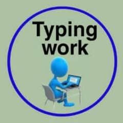 Males and females Online part time home based data typing job