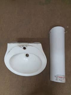 wash basin with padestal for Sale