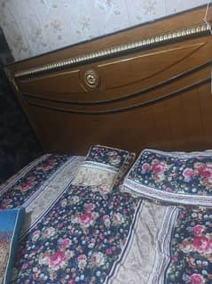 double bed with mattress for sell