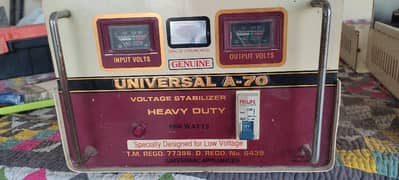 universal stablizer 7000 watt copper AC 1.5 ton