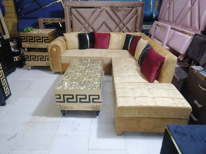 Brand new L shape Corner sofa six seater in master molty foam 5