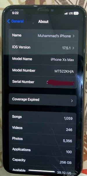 XS MAX 256GB GOLD PTA APPROVED 4