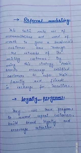 hand writings assignment & content writing work 4