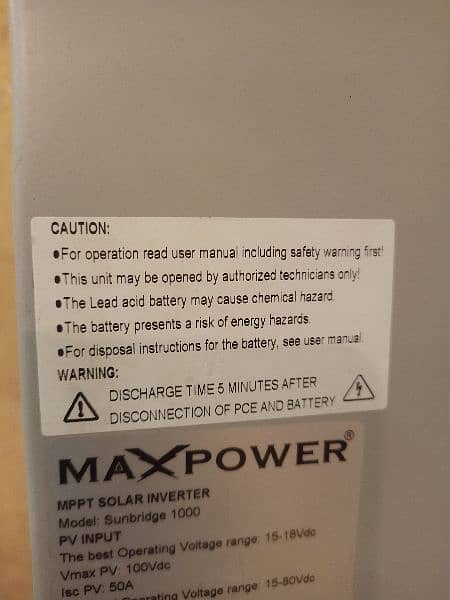 Max Power 1.2kv solar inverter with 545w plate 4