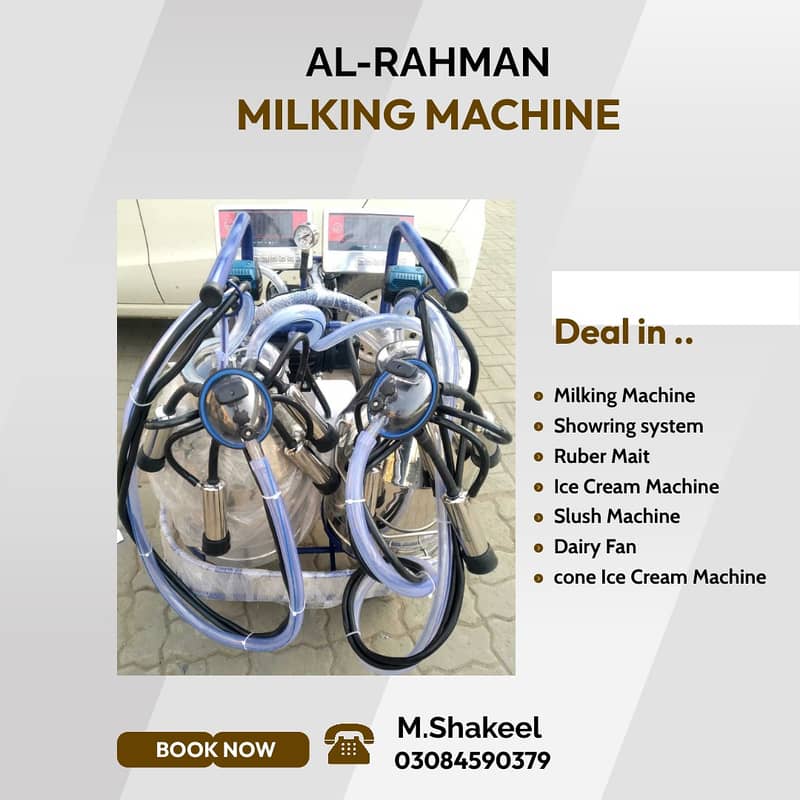 Milking machine / Shworing System / Ruber Mait for sale 1