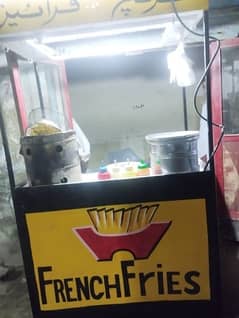 french fries stall with 2 machine 0