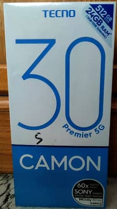 New Box Packed Tecno Camon 30 Premier 5g 0