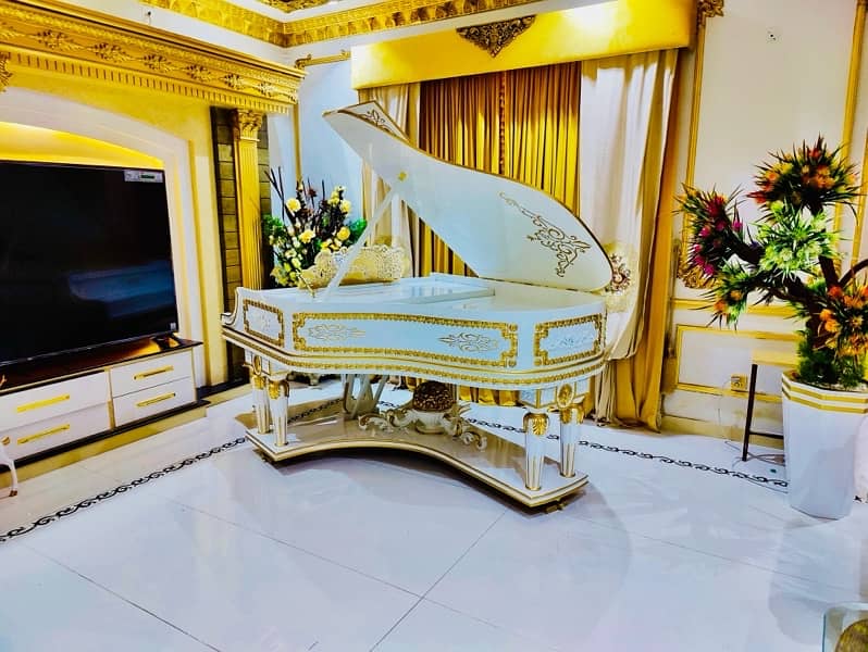 Beassclef hand carved Grand piano / Grand piano / antique piano / pian 3