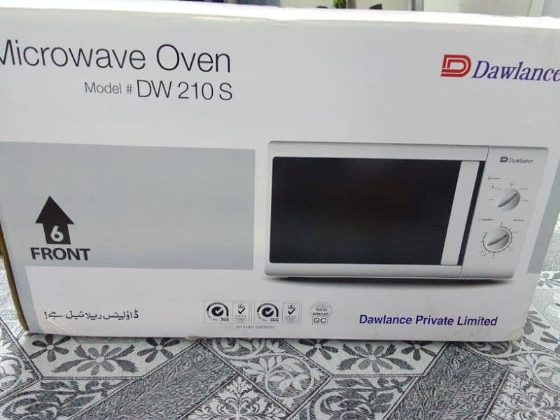 I am Selling My New Box Pack Microwave Oven of Dawlance. 0