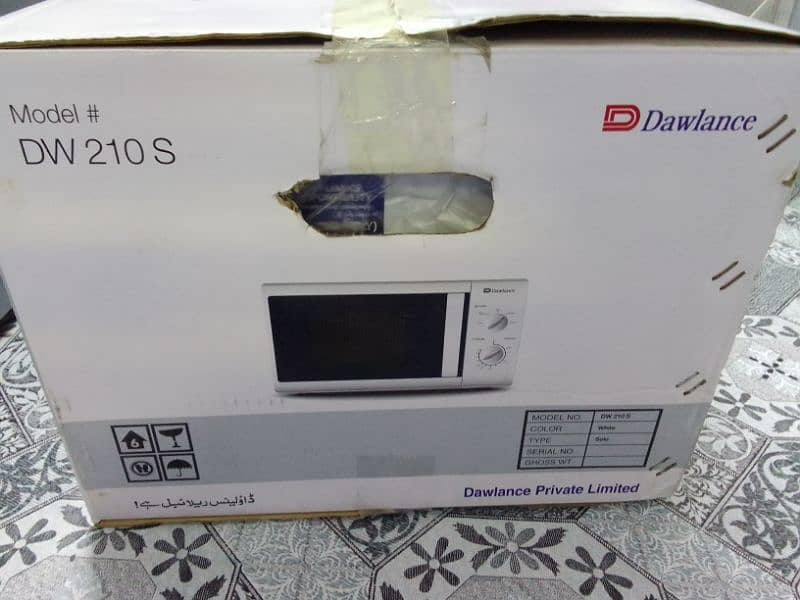 I am Selling My New Box Pack Microwave Oven of Dawlance. 3