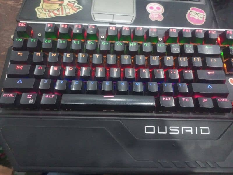 QUSAID Mechanical Gaming keyboard blue switches 1