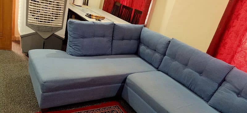 L shaped 7 seter sofa 2