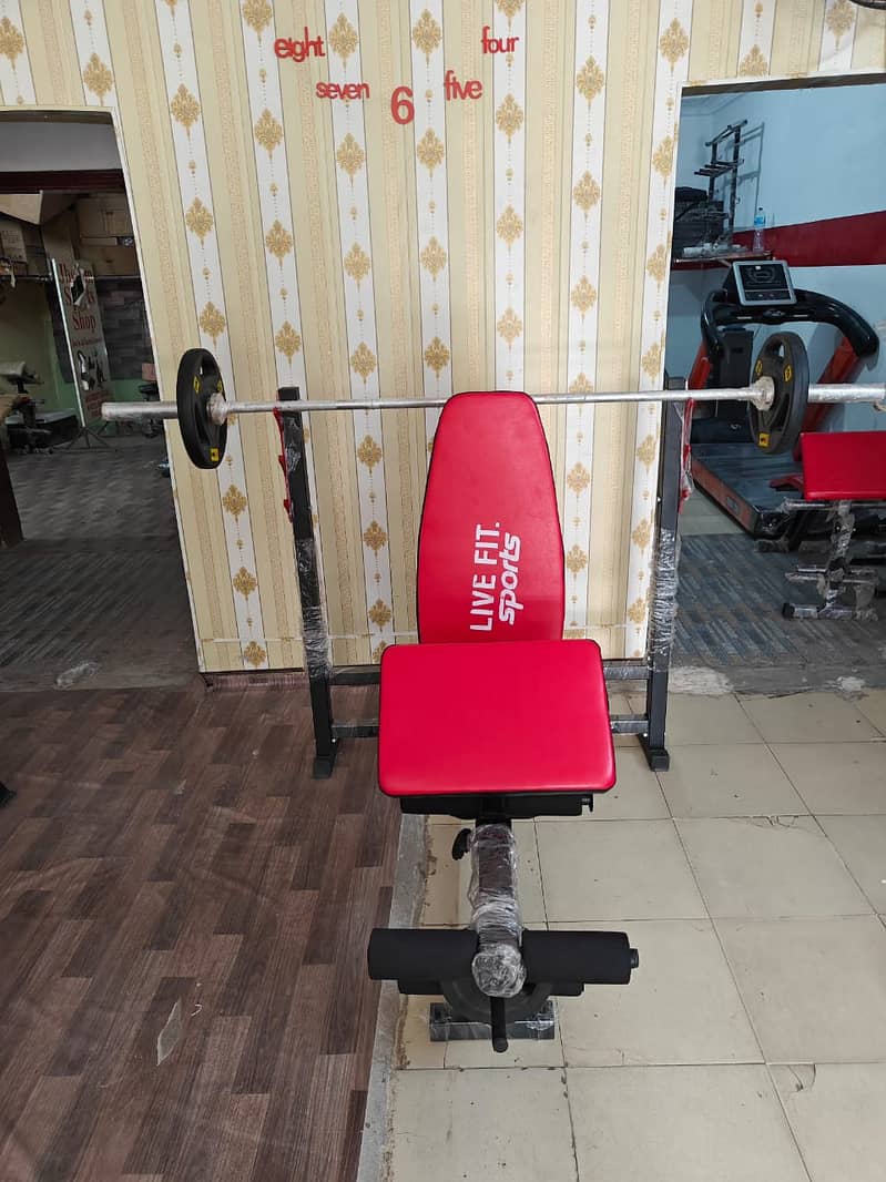 jhelum fitness treadmill / exersice bike /eliptical / bench press 2