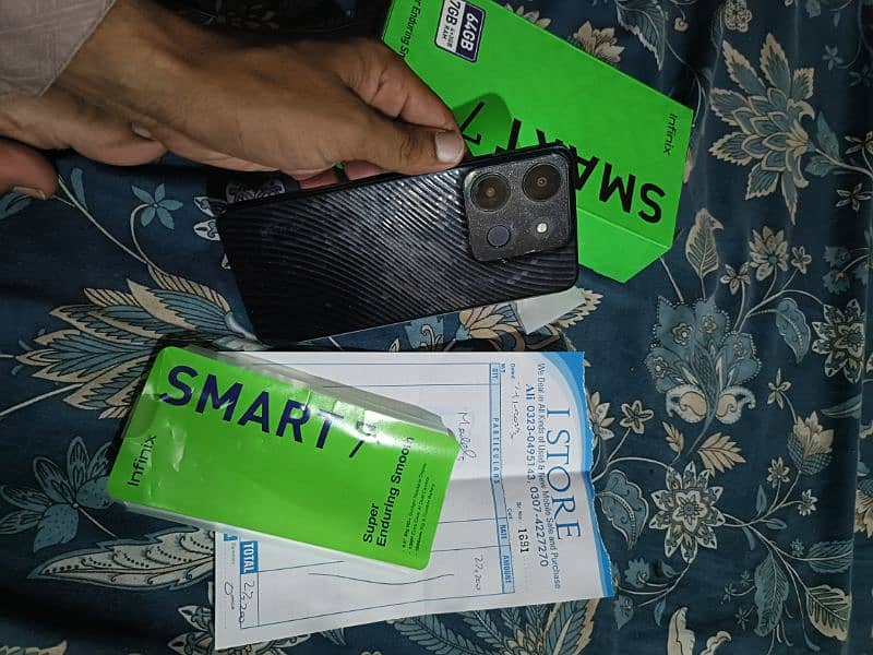 infinix smart 7 only one year use 10/10 6