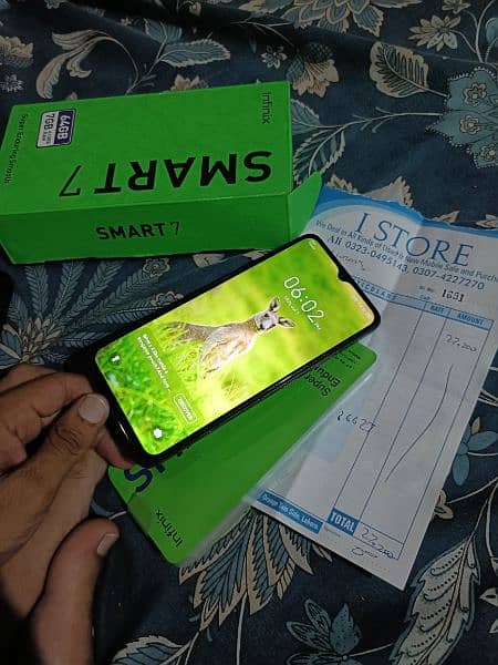 infinix smart 7 only one year use 10/10 9