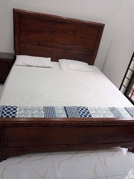 Solid Wooden Bed 1