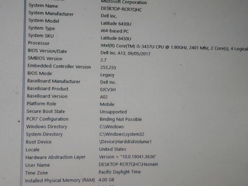 Laptop core i5 2