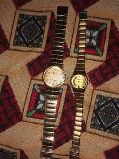 2 watches water proof impoted bahar se aaee LG & citizen