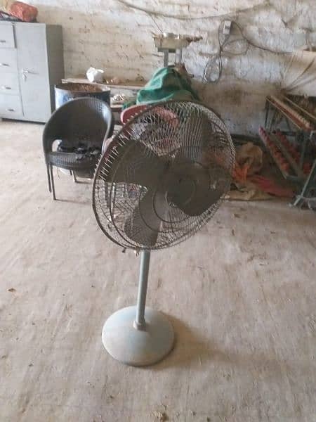 pedestal fan used in good condition 4