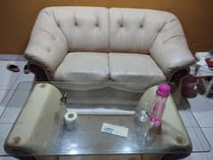 2 sofa seater with table 0